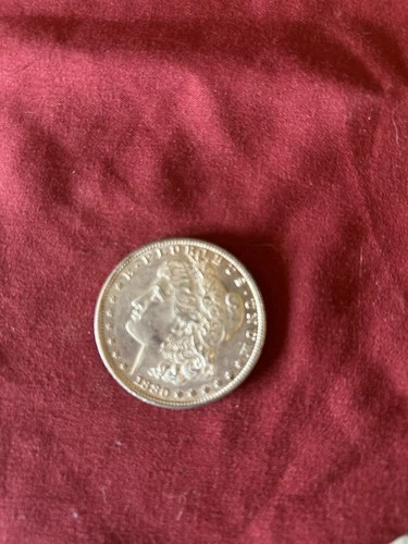 1880 Morgan Silver Dollar $1 Coin 0.9 Fineness Uncertified US Collectible