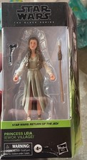 Star Wars Black Series 6  Princess Leia  Ewok Village  Damaged Packaging