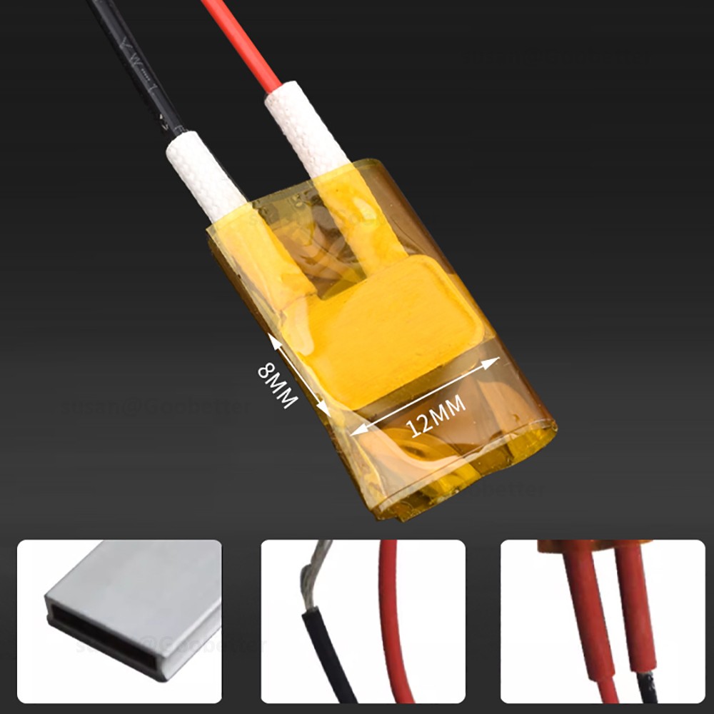 100x21x5mm Laagspanning PTC Verwarming Plaat 12 V/24 V Constante Temperatuur keramische Verwarming Plaat 70/110/200 Graden Cheerfully(24V,70 Degrees