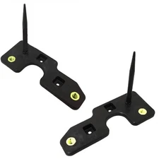 Bumper Face Bar Brackets Retainer Mounting Braces Set of 2 Left & Right Pair