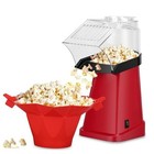 Hot Air Popcorn Popper Maker with Popcorn Bowl, Fast Popcorn Machine in