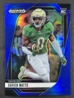 2025 Panini Prizm Draft Picks Football Blue Xavier Watts #77