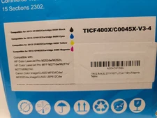 TRUE IMAGE 201X CF400X High Yield 4 Pack Toner Cartridge Blk,Cyan,Yellow,Magenta