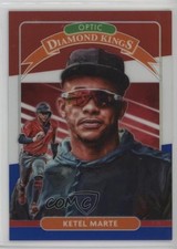 2020 Donruss Optic Diamond Kings Red White & Blue Prizm /150 Ketel Marte #28 7fb