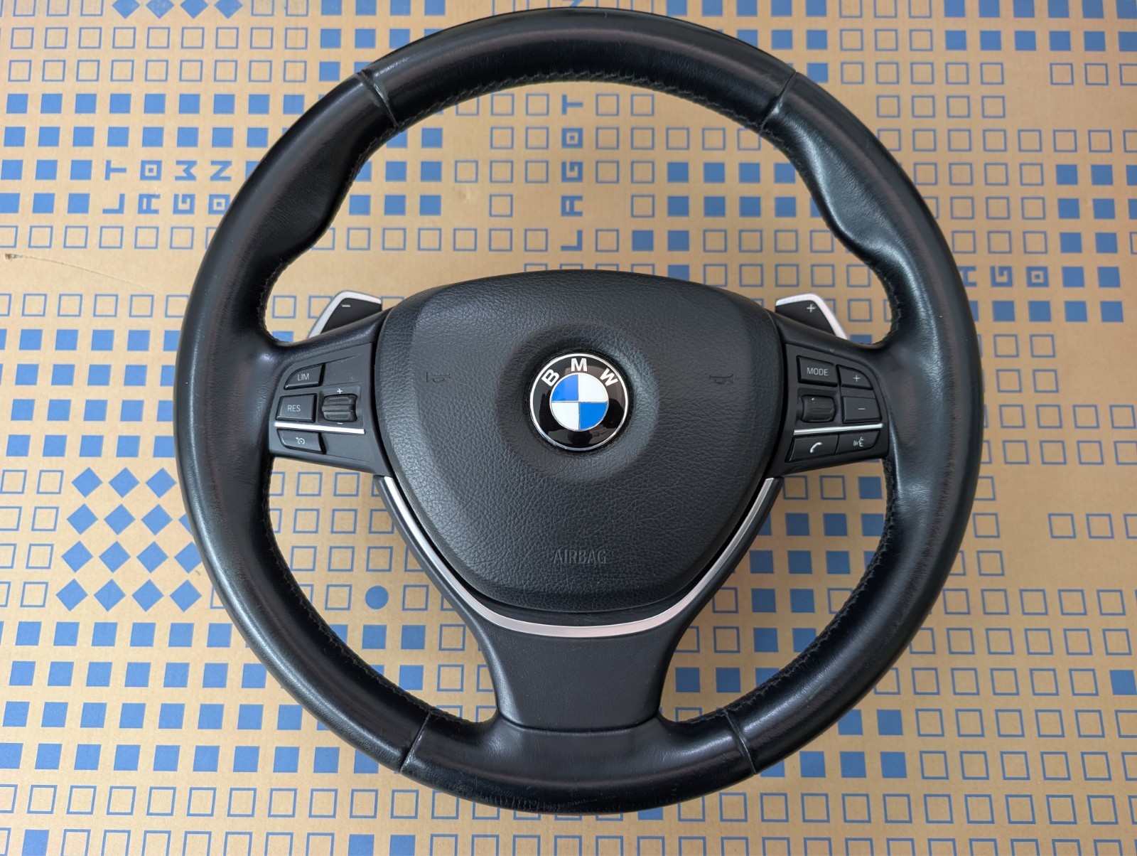 Volante BMW f10 f11 originale con palette e airbag