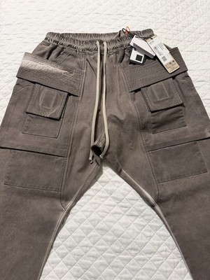 Rick Owens DRKSHDW Cargo Trousers, Size Large, Dust Color