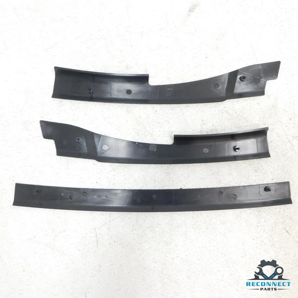 09-16 BMW 750Li 760Li M5 F02 Juego de paneles de sujeción de moldura de parabrisas delantero OEM Foto 4 de 4