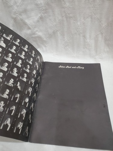 Peter, Paul And Mary 1966 Ten Thousand Miles Concert Tour Program - Picture 8 of 8