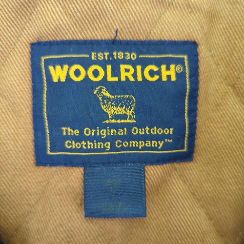 Woolrich Mens Charcoal Heather Wool Blend Jacket Leather Collar Large 16286 - Picture 7 of 12