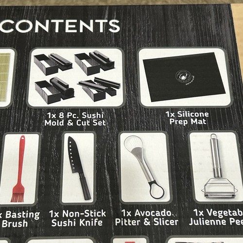 CraftZee All Inclusive Sushi Kit DIY Sushi Maker Kit with Complete Kitchen Tools - Picture 5 of 8