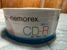 memorex cd-r 52x 700mb 80 min 30 Pack
