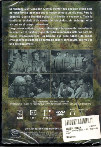 HELL TO ETERNITY (1960) - DVD - - Imagen 2 de 2