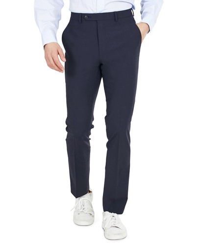 Pantalones de vestir Bar Iii para hombre ajustados 29/29 azul marino elásticos lisos - Imagen 3 de 7