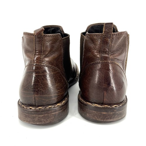 Adam Derrick To Boot New York Herren Vintage Braun Zum Überziehen Stiefeletten 10,5 - Bild 4 von 8