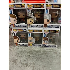 Funko Pop Lot Back to the Future Marty Doc
