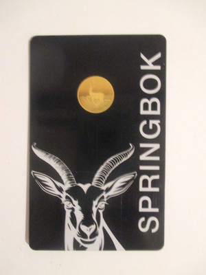 1/1000 Oz Goldmünze, THE AFRICAN SPRINGBOK 2026, 10 Francs Burundi, FG 999,9