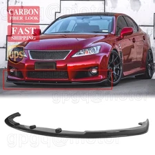 For Lexus IS F 08-2013 Carbon Fiber CF L Style Front Bumper Lip Splitter Spoiler