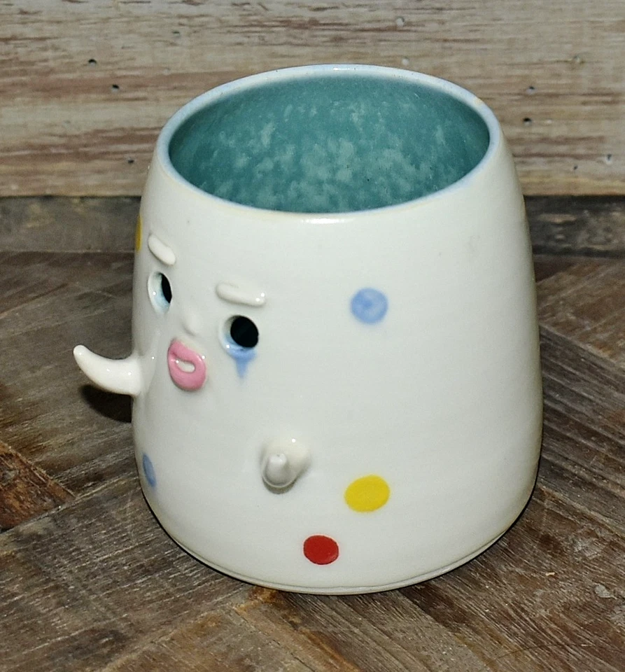 Difícil de Encontrar Mai Accents "CLAY GANG" Colección Maceta Cara Caprichosa Etc. Foto 3 de 4