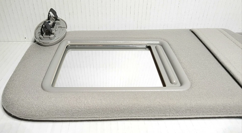 Parasol del lado del conductor izquierdo de tela gris para Toyota Camry 2007-11 sin luces sin techo Foto 3 de 4