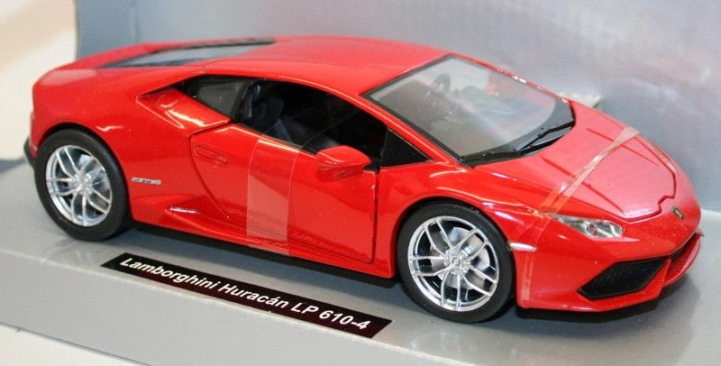 Coche modelo de metal NewRay escala 1/24 71313 - Lamborghini Huracan LP 610-4 - rojo Foto 2 de 3