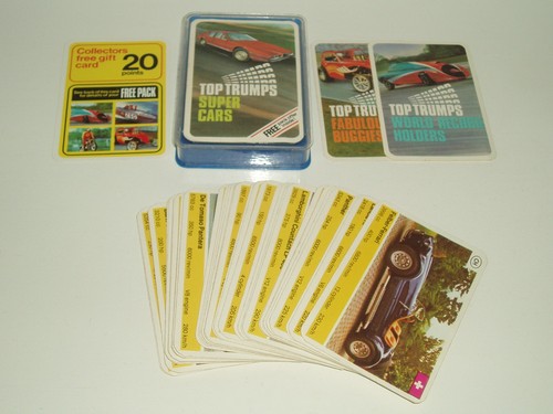 Oldtimer "Super Cars" Top Trumps von Dubreq (Serie 4) 1977-79. - Bild 3 von 8