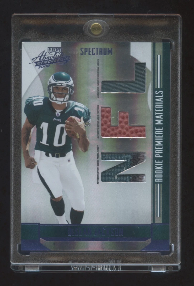 DESEAN JACKSON 2008 ABSOLUTE RC ED 10 100 JERSEY GAME PATCH
