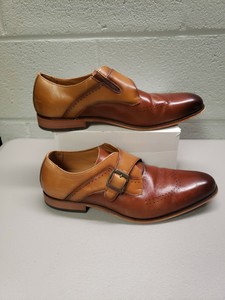 stacy adams single monk strap shoes