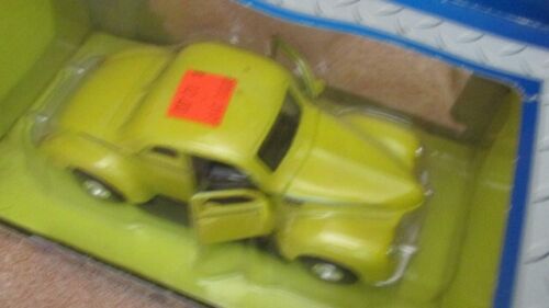1940 Ford Coupe Yellow 1:32 Scale 1996 Tootsietoy Hard Body Diecast Vintage AJ - Picture 6 of 8
