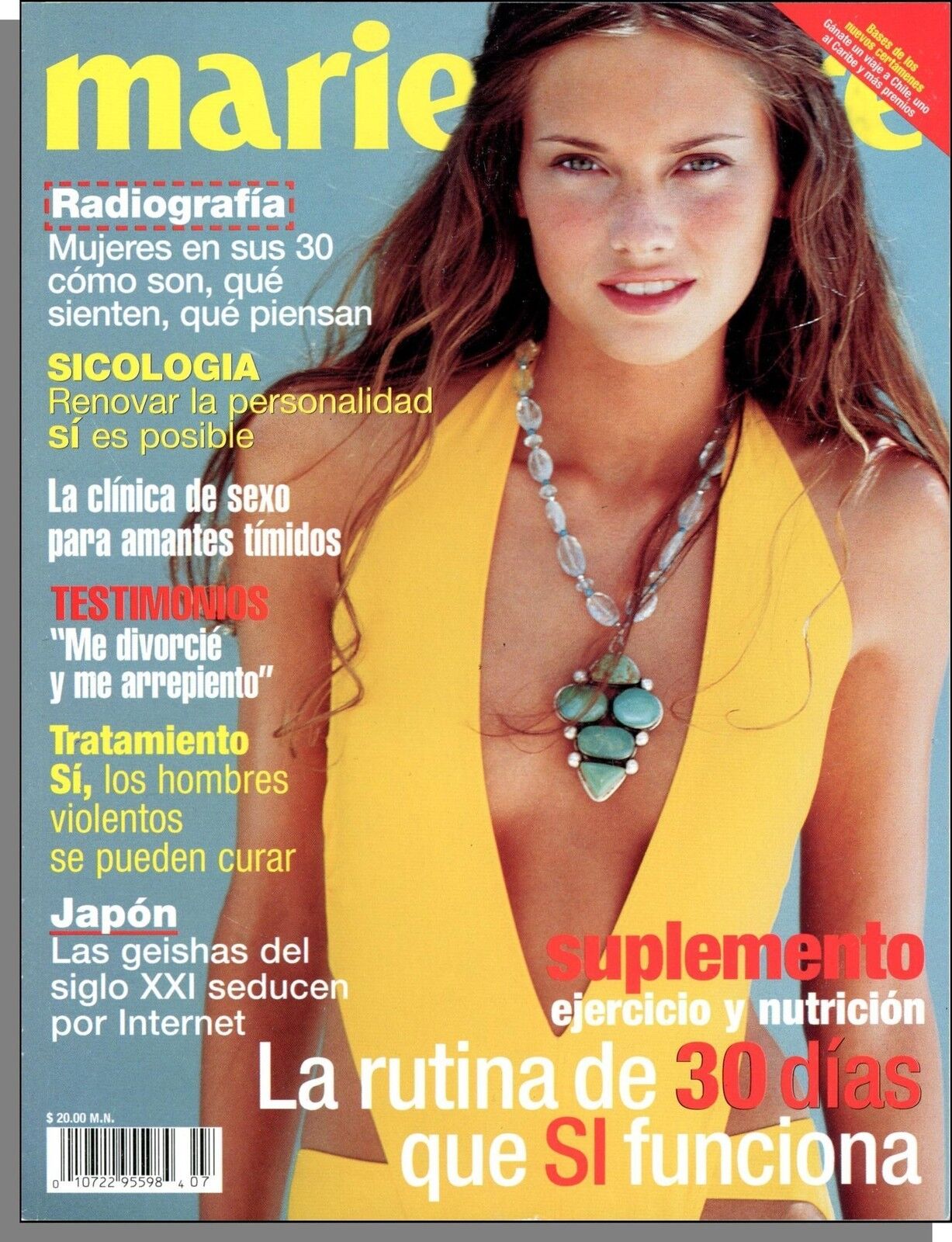 Marie Claire Mexico - 2000, Julio - Le Clinica de Sexo Para Amantes Timidos! | eBay