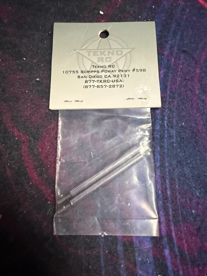 Tekno RC TKR6004 Shock Shafts (Front, Steel, 2PCS) - Image 2 of 2