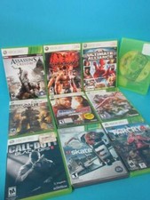 LOT OF 10 XBOX 360 GAMES CALL OF DUTY/ASSASSINS CREED 3 ULTIMATE ALIANCE MARVEL