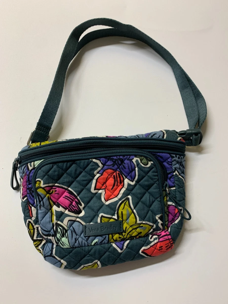 VERA BRADLEY PURSE DARK GREEN FLORAL QUILTED eBay