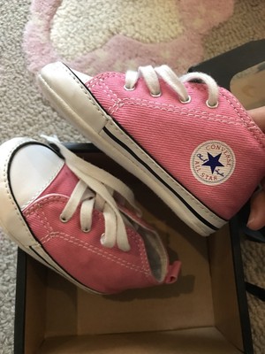 pink crib converse