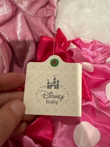 Disney Store Minnie Mouse 3 - 6 Month Baby Halloween Pink Dress Costume - Picture 14 of 21