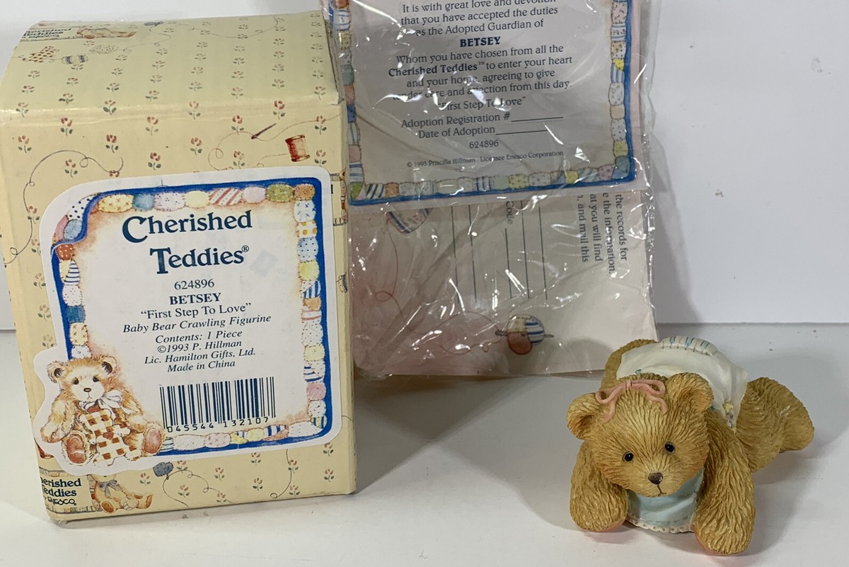Cherished Teddies FIRST STEP TO LOVE Betsy Figurine #624896