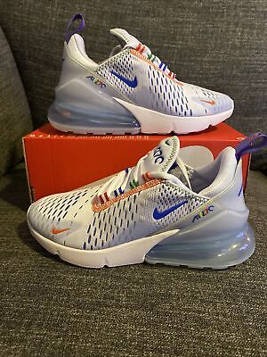 Nike Air Max 270 Gs White Racer Blue Green Dc1997 100 Size 3 5y Women S 5 Ebay Nike Air Max 270 Gs White Racer Blue Green Dc1997 100 Size 3 5y Women S 5 Ebay