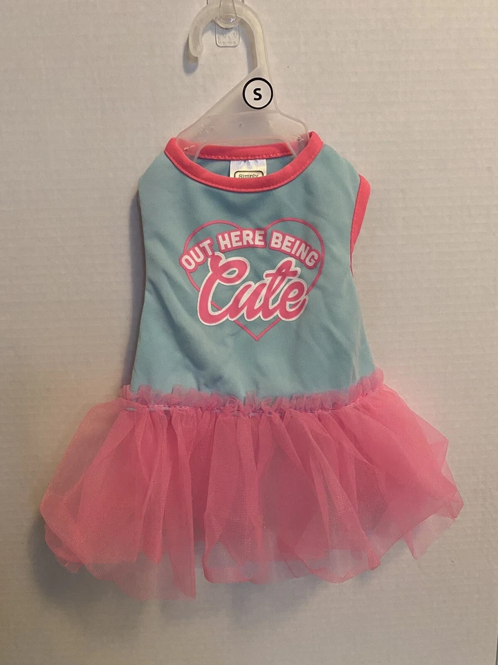 hermoso vestido tutú perro (talla pequeña) Foto 4 de 4