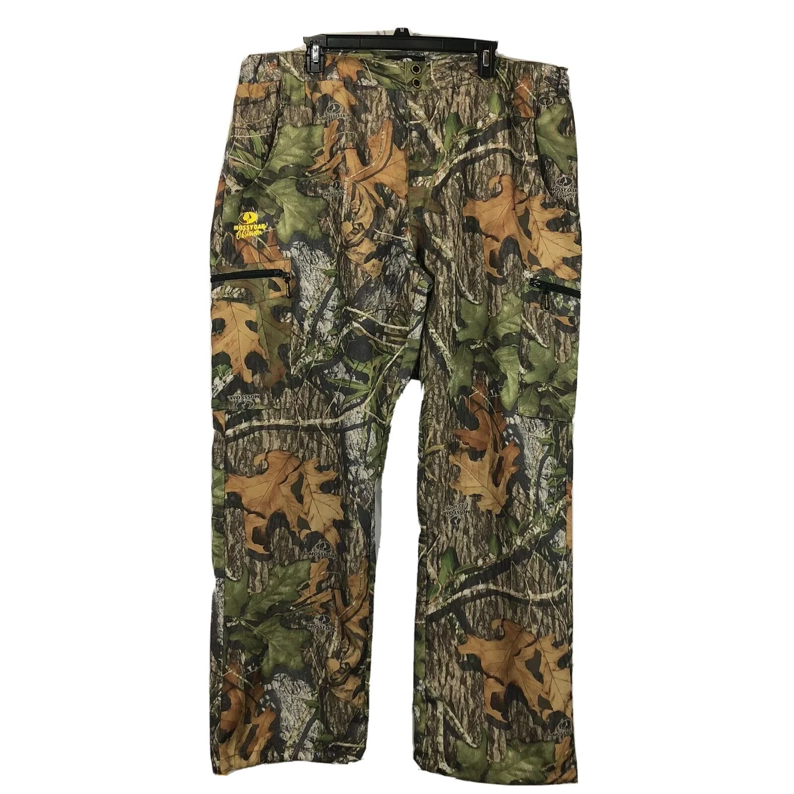 Mossy Oak Mens Size XXL Multi-Color Camouflage Elastic Waist Outdoor Cargo Pants