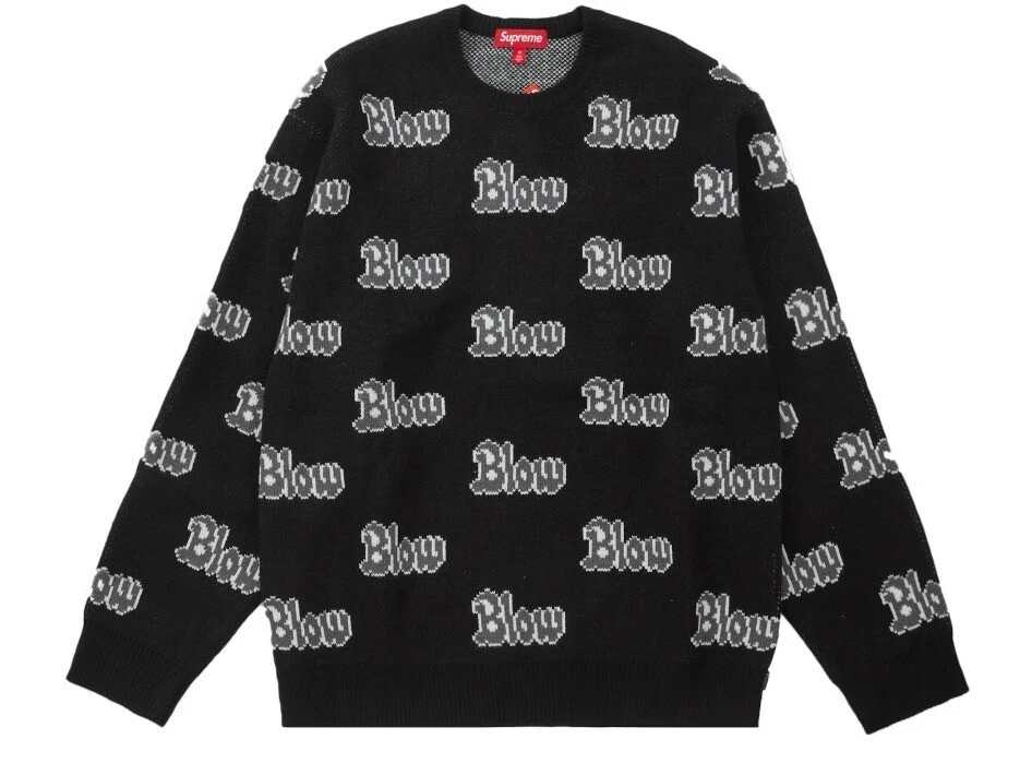 Supreme hotsell sweater ebay