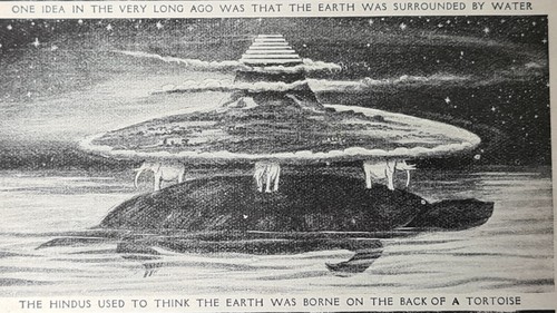 Print From A 1930s Book. 'Old Ideas of Earth' Freepost Within Mainland UK. - Picture 4 of 6
