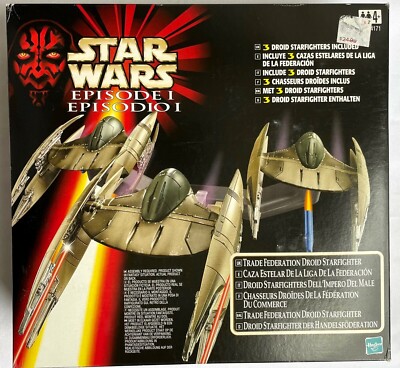 STAR WARS Episode I Phantom Menace TRADE FEDERATION DROID STARFIGHTERS 1999