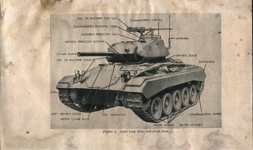 T041 TM 9-729 M24 Chaffee, Easy 1 Productions - Imagen 4 de 12