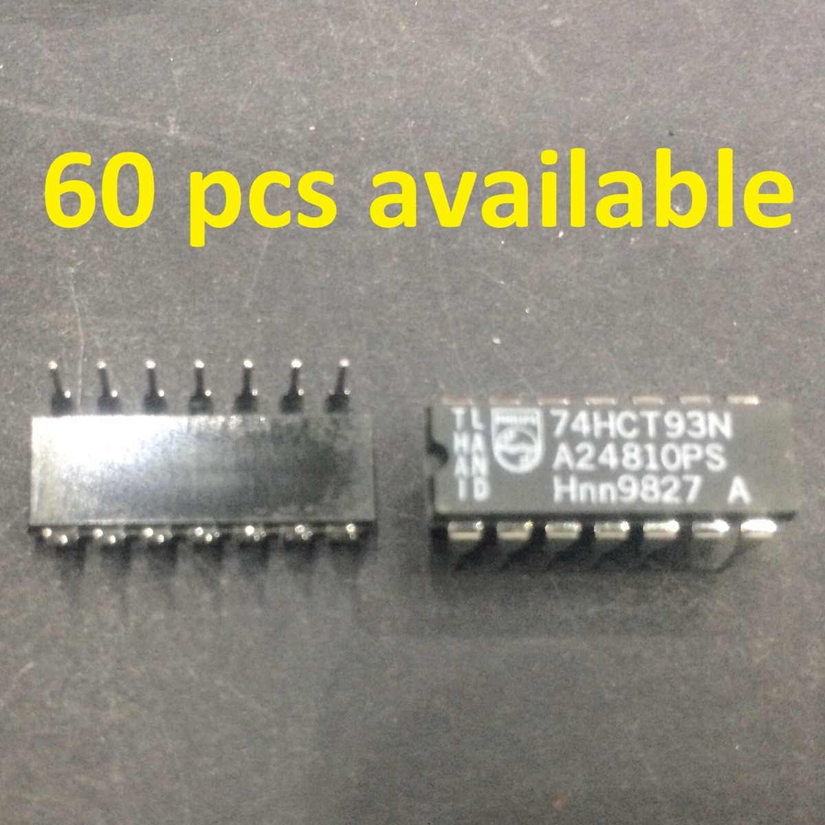 74HCT93N Philips CMOS 4-bit binary ripple counter NOS 74-93 SNJ74HC  M74HCT93 IC | eBay