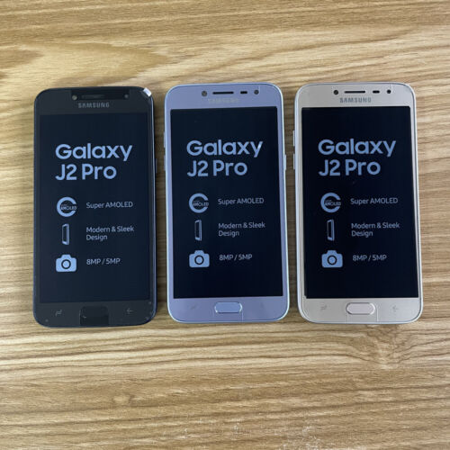 Samsung Galaxy J2 Pro (2018) J250F/DS Dual SIM 16GB  4G LTE Unlocked -New Sealed - Afbeelding 1 van 24