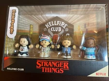 NEW! Fisher-Price Little People Collector Stranger Things - Hellfire Club 4pk