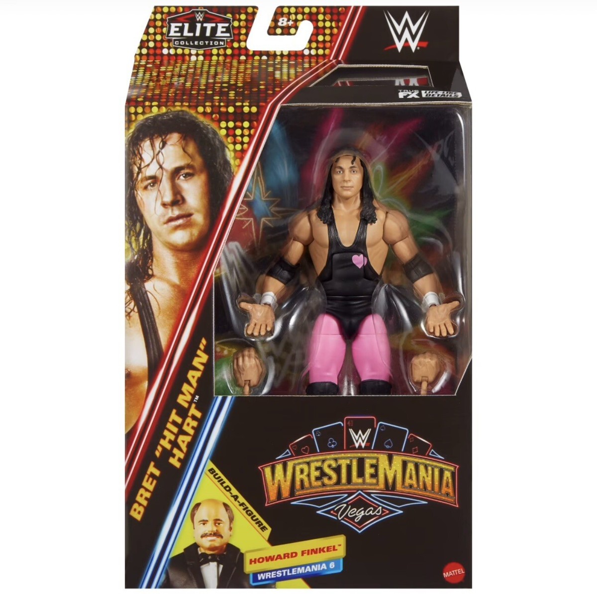 Bret Hitman Hart WWE Mattel Elite Wrestlemania 41 Series Wrestling