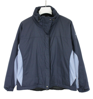 Schoffel Venturi Jacket Womens (EU) 42 Lined Blue Pockets Logo Zip Snowboard