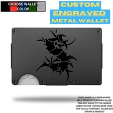 Sepultura Thrash Metal Band Laser Engraved Onto An Aluminum Wallet