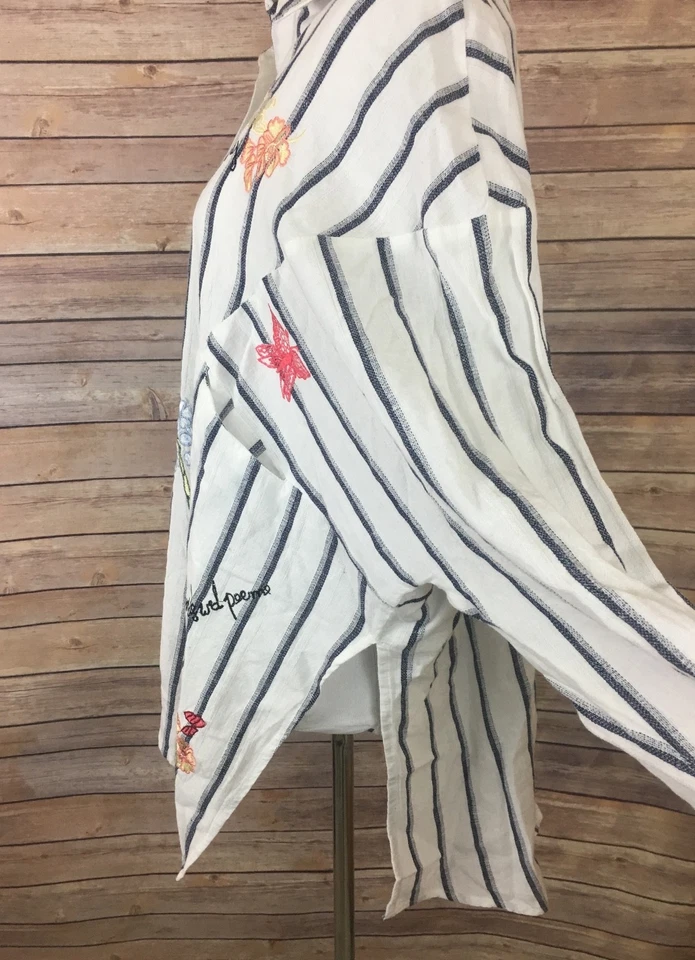 Camisa Topshop Floral y Rayas Nueva con Etiquetas (Talla 10)  Foto 4 de 4