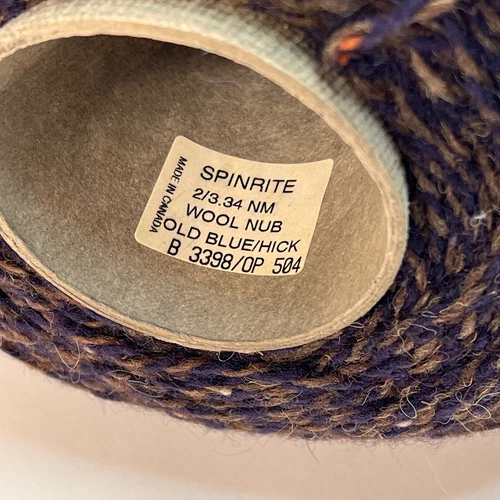 Destash - Spinrite 100% Wool Nub in Old Blue / Hickory image 3